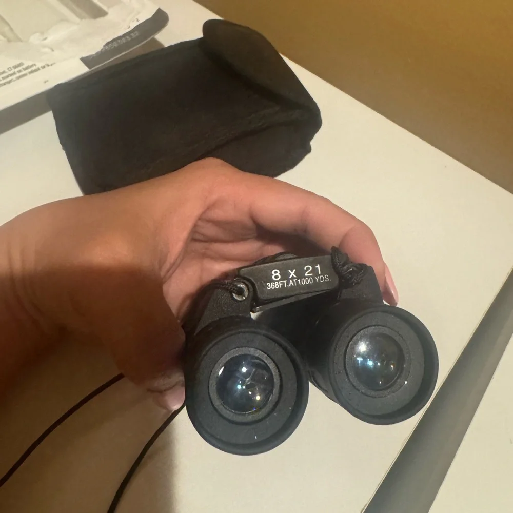 Bushnell Black Binoculars with Case